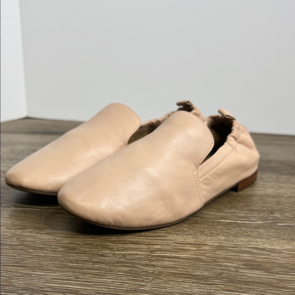 Aerosoles “Rossie” Soft Leather Slip-On Flats – Blush Nude – Women’s 7.5